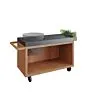 OFYR | Kamado Table Corten 135 PRO | Concrete BGE