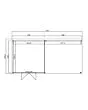 Outdoor Life Products | Tuinhuis met Overkapping Olenka 710 x 330 | Geïmpregneerd | Olijfgroen
