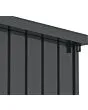 Fonteyn | Palladium Tuinkast Dubbele Deur 152 x 61 cm | Grijs met Grijze Afwerking