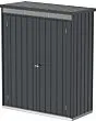 Fonteyn | Palladium Tuinkast Dubbele Deur 152 x 61 cm | Grijs met Grijze Afwerking