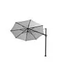 Platinum | Zweefparasol Challenger T² Ø350 cm | Lichtgrijs