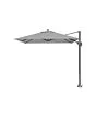 Platinum | Zweefparasol Voyager T¹ 250 x 250 cm | Lichtgrijs