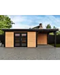 Fonteyn | Tuinhuis Rosalie met Overkapping 650 x 250 Exclusief