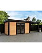 Fonteyn | Tuinhuis Rosalie met Overkapping 700 x 250 Exclusief
