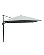 Zweefparasol 300 x 300 cm Shadow LED - Antraciet/Faded Grey - Fonteyn Collectie