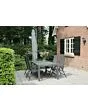 Zweefparasol 300 x 300 cm Shadow LED - Antraciet/Faded Grey - Fonteyn Collectie