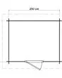 Lugarde Select | Tuinhuis Ruurlo 250 x 200 | Keteldruk Grijs