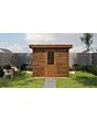 Lugarde Select | Tuinhuis Zwolle 250 x 250 | Keteldruk Bruin