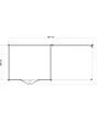 Lugarde Select | Tuinhuis Varsseveld met Overkapping Rechts 300 + 300 x 250 | Keteldruk Bruin