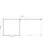 Lugarde Select | Tuinhuis Epe met Overkapping Rechts 300 + 400 x 300 | Keteldruk Grijs