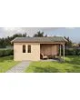 Lugarde Select | Tuinhuis Hattem met Overkapping Rechts 300 + 300 x 400 | Onbehandeld