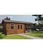 Lugarde Select | Tuinhuis Holten met Overkapping Rechts 400 + 300 x 300 | Keteldruk Bruin