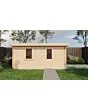Lugarde Select | Tuinhuis Eibergen met Garagedeur 350 x 500 | Onbehandeld
