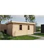 Lugarde Select | Tuinhuis Eibergen met Garagedeur 350 x 500 | Onbehandeld