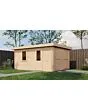Lugarde Select | Tuinhuis Eibergen met Garagedeur 350 x 500 | Onbehandeld