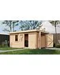 Lugarde Select | Tuinhuis Eibergen met Garagedeur 350 x 500 | Onbehandeld