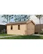 Lugarde Select | Tuinhuis Opheusden met Garagedeur 350 x 500 | Onbehandeld