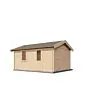 Lugarde Select | Tuinhuis Opheusden met Garagedeur 350 x 500 | Onbehandeld