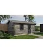 Lugarde Select | Tuinhuis Opheusden met Garagedeur 350 x 500 | Keteldruk Grijs