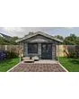 Lugarde Select | Tuinhuis Katwijk met Overkapping 400 + 200 x 300 | Keteldruk Grijs