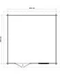 Lugarde Select | Tuinhuis Winterswijk 400 x 400 | Onbehandeld