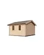 Lugarde Select | Tuinhuis Maurik met Garagedeur 400 x 400 | Onbehandeld