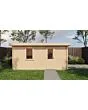 Lugarde Select | Tuinhuis Lochem met Garagedeur 400 x 500 | Onbehandeld