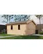 Lugarde Select | Tuinhuis Kesteren met Garagedeur 400 x 500 | Onbehandeld