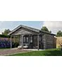 Lugarde Select | Tuinhuis Heerde met Overkapping 500 + 200 x 300 | Keteldruk Grijs