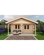 Lugarde Select | Tuinhuis Bennekom met Overkapping 500 + 200 x 400 | Onbehandeld