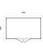 Lugarde Select Prima | Tuinhuis Eindhoven 300 x 180 cm | RAL 7037