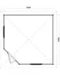 Lugarde Select Prima | Tuinhuis Purmerend 360 x 360 cm | Onbehandeld