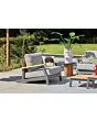 SUNS | Loungestoel Siena | MRG | Soft Grey Mixed Weave