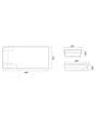 Fonteyn | Polyester Melogno Zwembad 420 x 270 x 130 