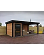 Fonteyn | Tuinhuis Jasmijn met Overkapping 550 x 300 Exclusief