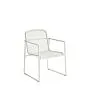 Borek | Tuinstoel Mira | Wit-Taupe