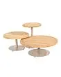 4 Seasons Outdoor | Koffietafel Volta Teak Ø60 cm x 35(h) cm | Latte
