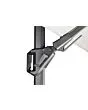 Platinum | Zweefparasol Voyager T² 270 x 270 cm | Antraciet