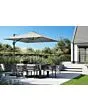 Platinum | Zweefparasol Voyager T¹ 250 x 250 cm | Lichtgrijs