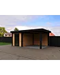 Fonteyn | Tuinhuis Xenna met Overkapping 500 x 300 Exclusief