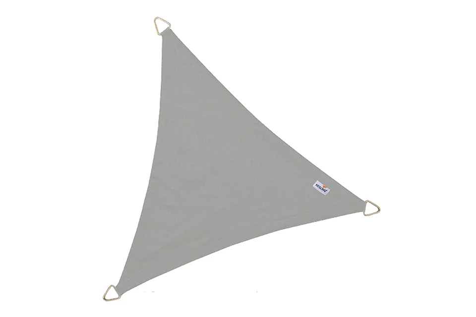 Platinum | Dreamsail Waterproof Schaduwdoek Driehoek 500 x 500 x 500 cm | Grijs