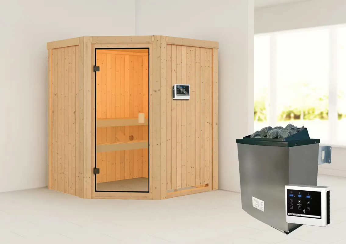 met Saunakachel 9 kW met Externe Bediening