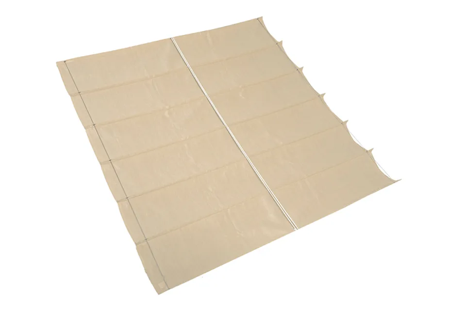 Platinum | Coolfit Harmonica Schaduwdoek 370 x 500 cm | Off White