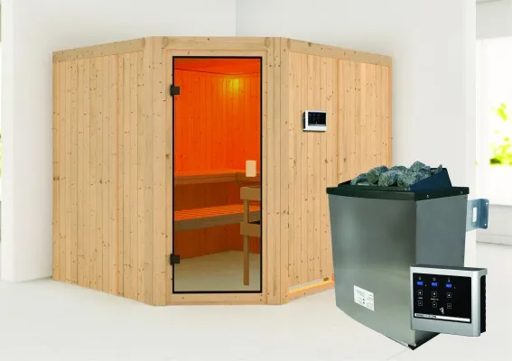 met Saunakachel 9 kW met Externe Bediening