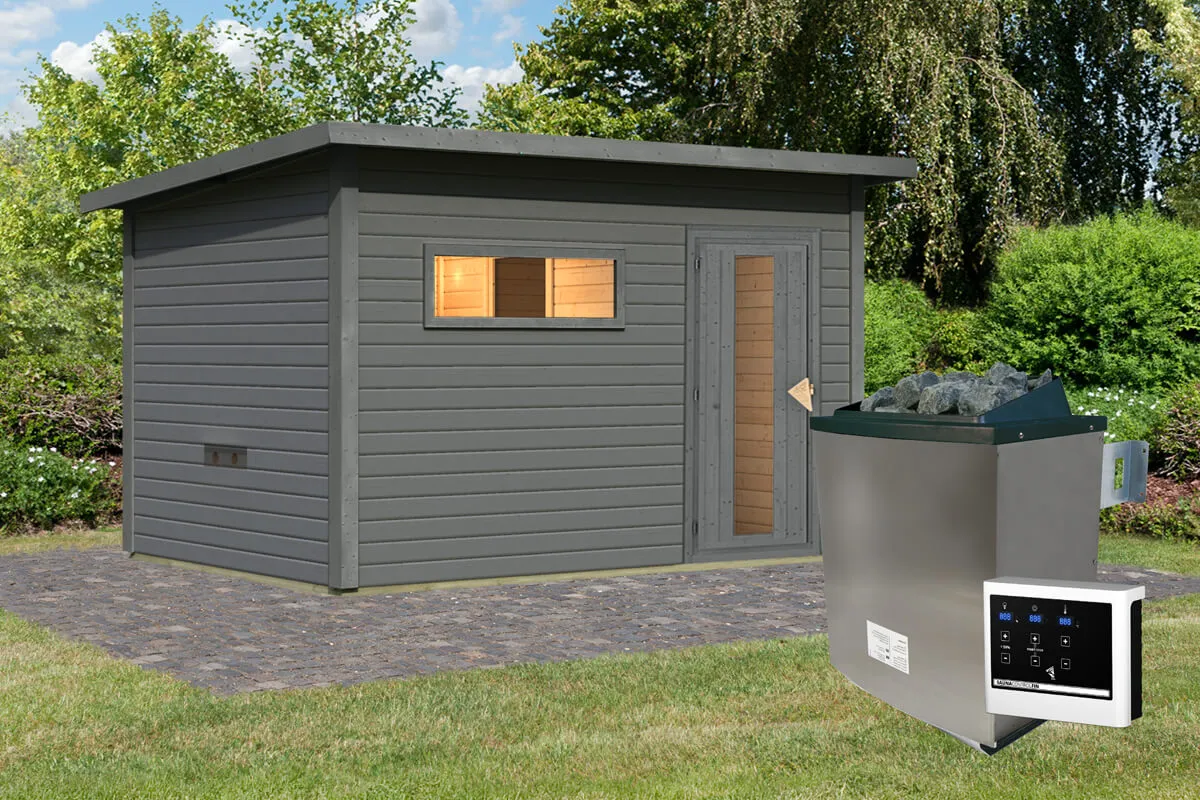 met Saunakachel 9 kW met Externe Bediening