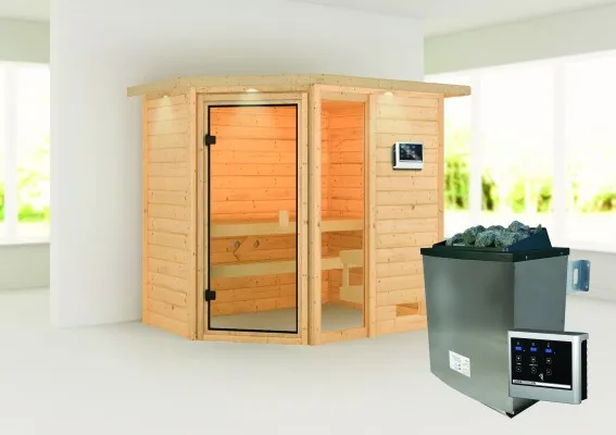 met Saunakachel 9 kW met Externe Bediening