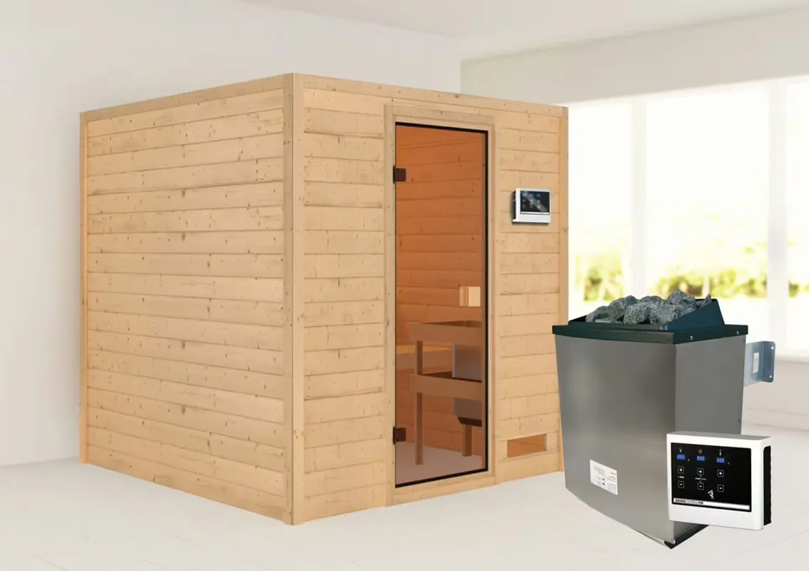 met Saunakachel 9 kW met Externe Bediening