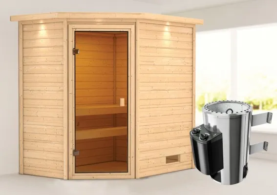 met Saunakachel 3,6 kW | Geïntegreerde Bediening