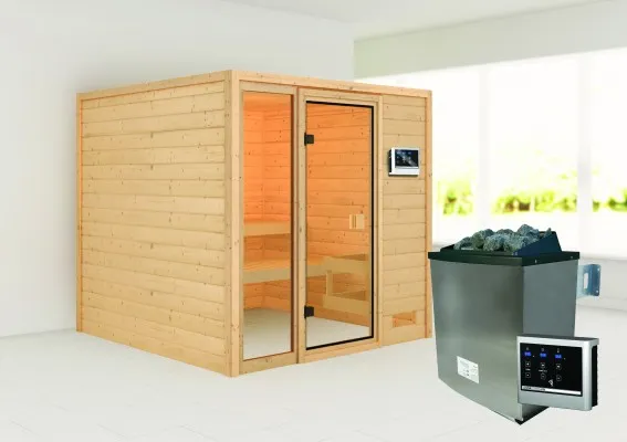 met Saunakachel 9 kW met Externe Bediening
