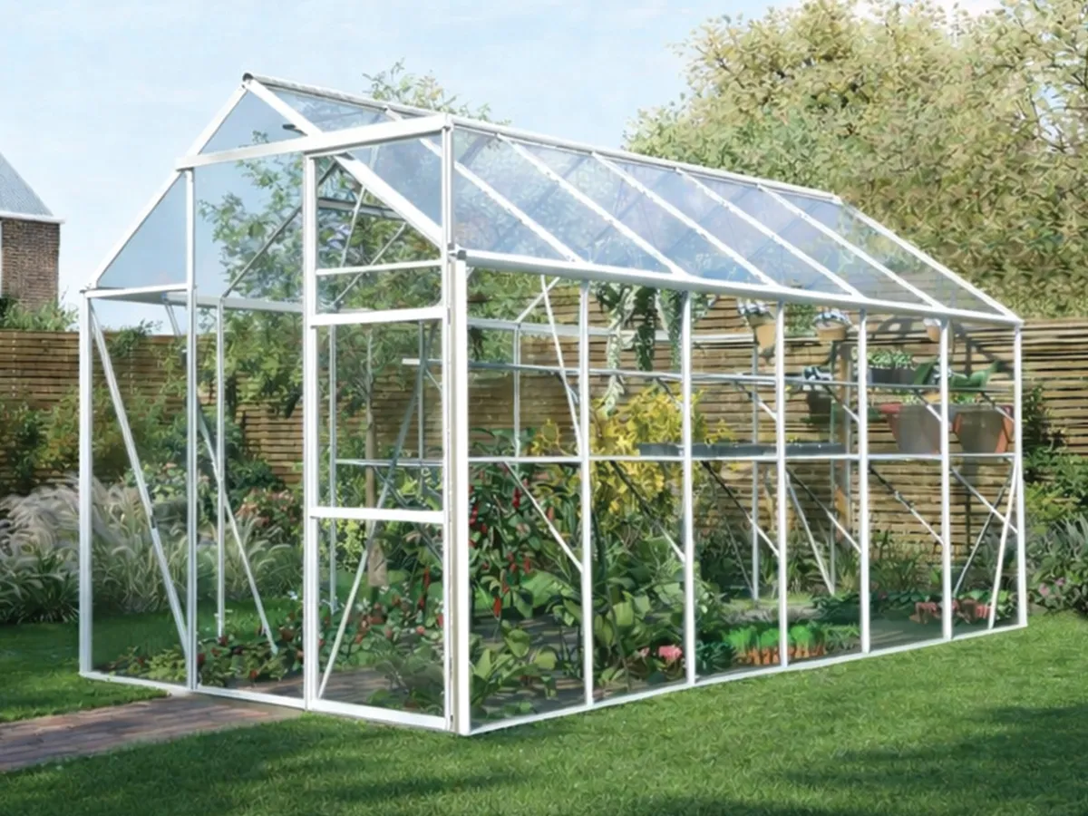 Royal Well | Kate IV Tuinkas | Veiligheidsglas 3 mm | Wit